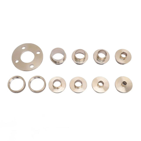 Heavy Duty Solid Brass Router Template Bushing Guide Set With Tough Carry Case 11 Piece Woodworking Accessory Kit for router bushings