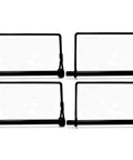 Four Pack Heavy Duty Trailer Hitch Pin One Quarter Inch By Four Inch Black Zinc Coated Carbon Steel Coupler Lock Pin Quick Release Tow Pin