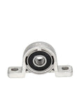 Solid Zinc Alloy Bearing With Seat Pillow Block Mount Support Unit Great For Heavy Machine Parts Keeping Things Running Smooth As Butter Available Sizes 8 10 12 15 17 20 30 35mm So You Pick What Works Best And Fits Tight Enough For Pro Work Every Day front view