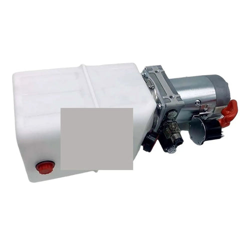 Heavy Duty 300W Hydraulic Power Unit With 12V 24V 220V And 360V Options for Lifting Tables and Trucks, featuring electric motor and fluid tank.