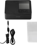 Selphy CP1500 Photo Printer Bundle Wireless Dye Sub Kit with power adapter and photo tray included in the package.