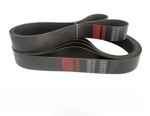 Heavy Duty EPDM Multi Ribbed Drive Belt For Industrial Machinery And Generators, Slip Resistant Power Transmission Replacement, Tough As Nails 10Pk Series Workhorse That Slays Downtime And Keeps Your Equipment Running Smooth All Day Long, pack of multi rib belts