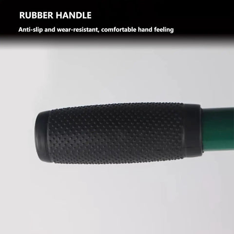 Textured rubber handle of Heavy Duty Pro Grade Hydraulic Gear Puller Kit With 2 And 3 Jaw Bearing Pullers For Sprockets Axles