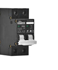 Kickass Two Pole DC Miniature Circuit Breaker With Top Shelf Protection For Solar Panels and Big Battery Banks, 63A capacity.