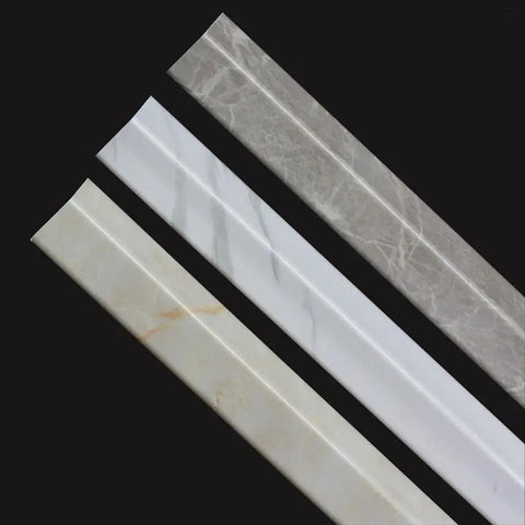 Self Adhesive PVC Wall Corner Protector L Shaped Marble Grain Edge Guard For Doors Windows And Furniture Black Durable Corner Trim Molding Easy Peel And Stick 150 Cm Long Fits Tight 89 Degree Wall Angles. Multiple colors, marble pattern, L-shaped edge guard options.