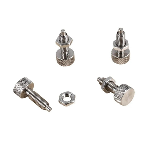 Spring Plunger With Quick Release Pins M6 Retractable Lockout Kit stainless steel fasteners set of 4 for precision use