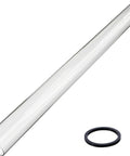 Glass Tube Replacement For Four Sided Pyramid Patio Heaters With Ring 49.5 Inch Tall And 4 Inch Diameter Outdoor Replacement Part