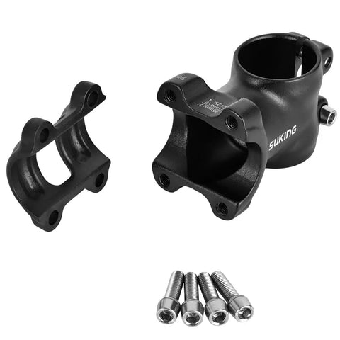Shorty 45mm Bike Stem For 25.4mm Handlebars Compatible With 28.6mm Steerer Aluminum 6061 T6 Lightweight Durable parts