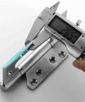 Heavy Duty Slot Free Hinges For Cabinets And Closets 4 Inch To 5 Inch Silent Thickened Stainless Steel Interior Door And Cabinet Hinges