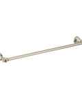 Colinet Traditional 24-Inch Towel Bar in Brushed Nickel for Bathroom or Kitchen, durable corrosion-resistant metal construction