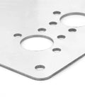 Close-up of L Shaped Parking Heater Mounting Bracket For Diesel Heaters Like Webasto Eberspacher Airtronic No Fuss Install Floor Plate