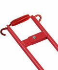 Heavy Duty Truck Brake Spring Tool For Semi Trucks, Pro Grade Rockwell Drum Brake Spring Pliers, Brake Adjustment Tool, Red close-up view