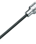 Hex bit socket from 40 Piece One Half Inch Drive Socket And Spanner Set Pro Grade with Dual Color Foam Tool Module, metal finish