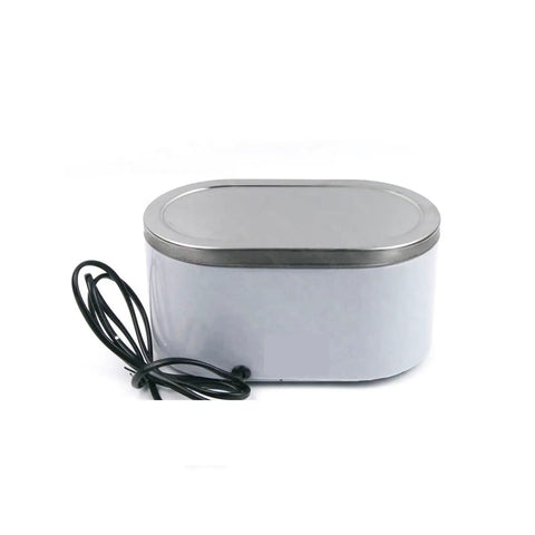 Digital Ultrasonic Cleaner Bath For Deep Cleansing Jewelry Parts Circuit Boards Watches, compact design with power cord.