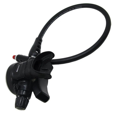 Top Tier Scuba Regulator With 27 Inch Hose Adjustable Yoke Silicone Mouthpiece Large Purge Button Over Balanced 1st Stage Environmental Sealing