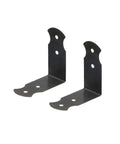 1.6 By 0.7 Inch Right Angle Corner Protector Set Of 20 With Mounting Screws, Iron Bronze Finish, two edge covers shown.