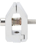 Stainless Steel Push Pull Force Fixture For Tensile Testing 500N Capacity 3.5mm Opening Beefy Heavy Duty Lab Fixture For Rubber Cable Paper Film And Electrical Components Insertion Extraction Testing, close-up