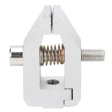 Stainless Steel Push Pull Force Fixture For Tensile Testing 500N Capacity 3.5mm Opening Beefy Heavy Duty Lab Fixture For Rubber Cable Paper Film And Electrical Components Insertion Extraction Testing, close-up