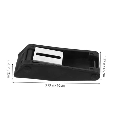 Two Pack Rubber Toggle Latches With Noise Reduction, Versatile Draw Catch dimensions detail view