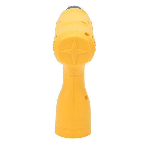 Heavy Duty Built Different Cordless Drill Driver showing yellow body, compact design ideal for wood, metal and ceramics.