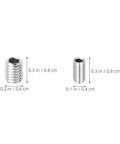 18 Piece Refrigerator Handle Screws Set With Installation Tool Premium Stainless Steel Rust Resistant Hardware For Fridge Door Handles Replacement Kit, 0.3 in screws