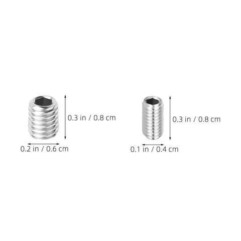 18 Piece Refrigerator Handle Screws Set With Installation Tool Premium Stainless Steel Rust Resistant Hardware For Fridge Door Handles Replacement Kit, 0.3 in screws