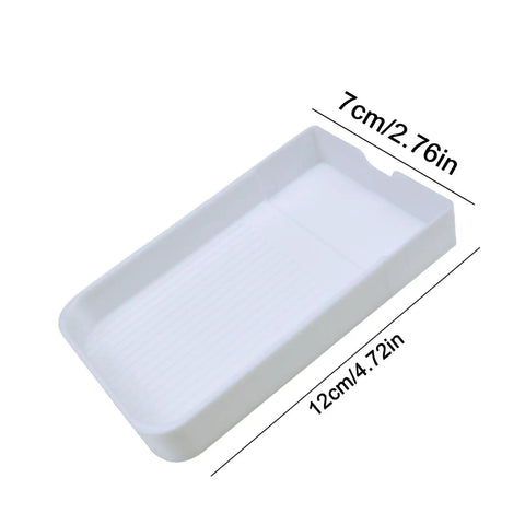Extra Deep Anti Spill Diamond Painting Tray With Built In Storage Compartment One White Tray And Ten Mix Color Containers