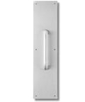 Commercial 16 Inch Stainless Steel Pull Door Plate With Rust And Corrosion Resistance For High Traffic Entrances, front view