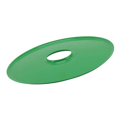 Top Tier Food Grade Silicone Dehydrator Sheet, Tailored For FD660 Fruit Dryer Machine, vibrant green liner with hole for easy use.