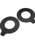 Rugged Rubber Flat Washers Kit For Excavator Pin And Digger Arm Shim Parts Two Pack Loader Arm Bushing Heavy Duty Vibration Pads To Maximize Performance And Extend Equipment Life, black rubber washers