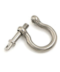 Heavy Duty Rigging Gear Built Tough For Off Road Recovery And Overlanding M4 Up To M12 304 Stainless Steel clevis shackle with screw pin.