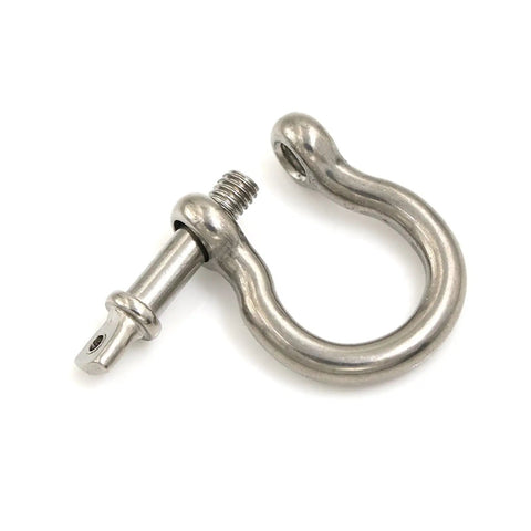 Heavy Duty Rigging Gear Built Tough For Off Road Recovery And Overlanding M4 Up To M12 304 Stainless Steel clevis shackle with screw pin.