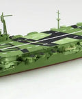 Japanese Navy Amagi Aircraft Carrier Model Kit One Seven Hundred Scale With Easy Build Assembly Precision Slide Molded Parts New Triple Machine Guns And Anti Aircraft Guns, side view