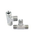 Heavy Duty Hydraulic Transition Fittings Internal Cone Tee British Thread BSP Sizes One Eight To One Inch High Pressure Rated For C Type Pipe Joint Use Solid Industrial Construction Ensures Smooth Flow No Leaks Legit Top Shelf Performance For Tough Jobs, BSP tee fitting