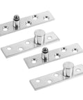 Heavy Duty Pivot Door Hinges Stainless Steel 360 Degree Rotating Hinge 2 Pack for Thick Doors Easy Install