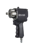 Legit 1/2 Inch Pneumatic Impact Wrench Short Body Mini Air Gun Trigger Style showing compact design and air inlet for tight spaces.