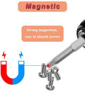Magnetic Pentagon Head Screwdriver Bits Set Delivering A Heavy Duty Grip 10 Piece Security Drill Bits Quarter Inch Hex Shank showing strong magnet and screws.
