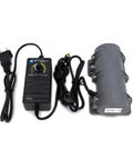 Beast 12V DC Vibration Motor, 3800 RPM Mini Rotary Vibe with controller and grey plastic shell for massage beds and chairs