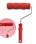 7 Inch Spherical Paint Roller With Grain Pattern Handle And Thick Rubber Head For Poles Pipes And Odd Shaped Walls This Heavy Duty Tool Is A Slick Game Changer For Hassle Free Diy Deck And Home Decor Projects Delivering A Killer Finish Every Time on a textured background.