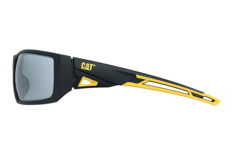 Tough As Nails Wraparound Safety Sunglasses Rigged For The Daily Grind Featuring Category Two UV400 Lenses with stylish matte black frame.