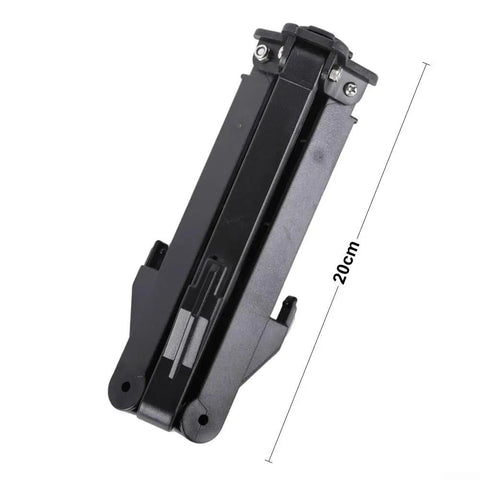 Tray Support Bar For 80EQ 80DX EQ1 EQ2 Tripods, black plastic accessory showing 20cm measurement, stabilizing tool