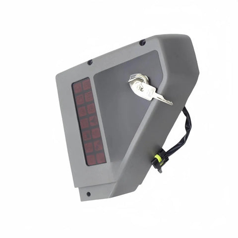Right Control Panel For Skid Steer Loader 6688404 Replacement Fits A220 A300 with key ignition visible, bolt-on design.