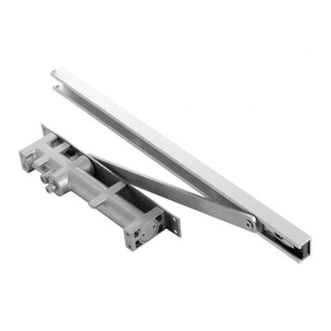 Heavy Duty Door Closer With Hydraulic Buffer Adjustable Speed For 60 Kg To 80 Kg Doors Mute Soft Closing Aluminum Alloy Hardware