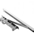 Heavy Duty Hydraulic Door Closer 60 To 80 Kg Adjustable Speed Quiet Soft Close Door Hardware Aluminum Alloy Black Finish For Steel Wood