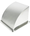 Heavy Duty 8 Inch Stainless Steel Exhaust Vent Cap For Outdoor Wall With Mesh Screen 304 Stainless Steel Construction Rust Resistant And Weatherproof Large Exhaust Outlet Duct Cover For Efficient Air Flow