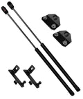 Two Pack Gas Struts Lift Supports For Jeep Wrangler JL 2018-2024 And Jeep Gladiator 2020-2024 Hood Lift with Mounting Bracket