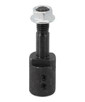 Close-up of spindle adapter for grinders and drills, part of Pro Grade Boss Level Polishing Accessory Kit 5mm to 16mm Shaft Converter.