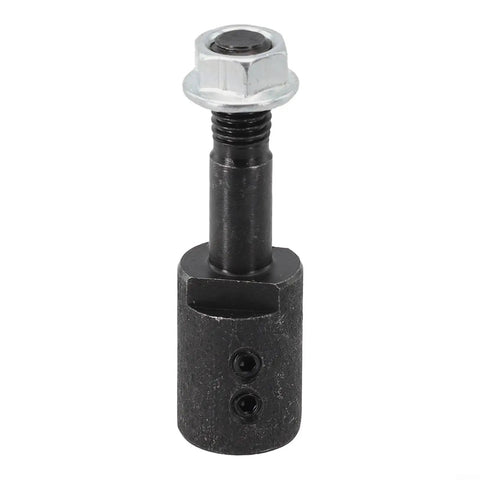 Close-up of spindle adapter for grinders and drills, part of Pro Grade Boss Level Polishing Accessory Kit 5mm to 16mm Shaft Converter.