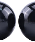 Two Pack M6 Threaded Ball Knobs Black 35mm Ball Top For Joystick Handles And Control Levers, Grip Ready And Durable