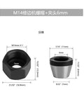 Heavy Duty C Nut Collet Adapter For CNC Router And Carving Machine ER Clamp Fits 12mm Alloy Steel Precision Tooling Accessory with dimensions.